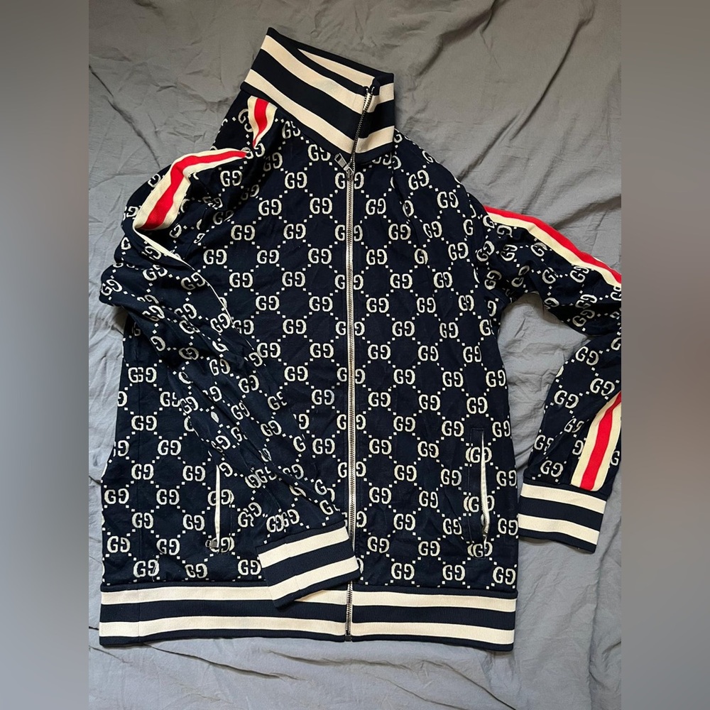 GG JACQUARD COTTON JACKET